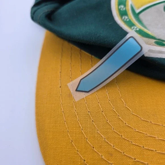 Oakland Athletics MLB Baseball Cap Green Yellow Drew Pearson Headwear Adjustable - Picture 10 of 11